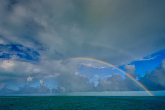Rainbow Over Farmer's Cay - Exuma, Bahamas 2015