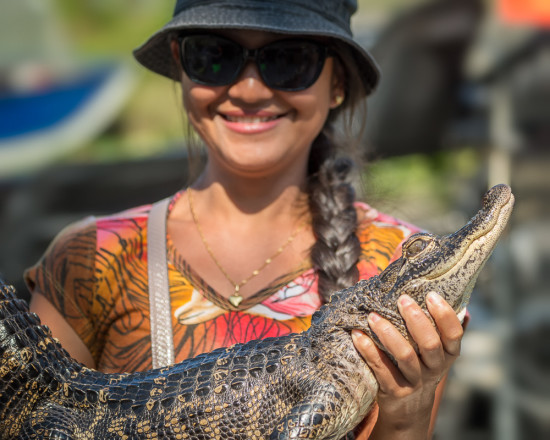 Mayflor & Baby Alligator - Florida Everglades 2015